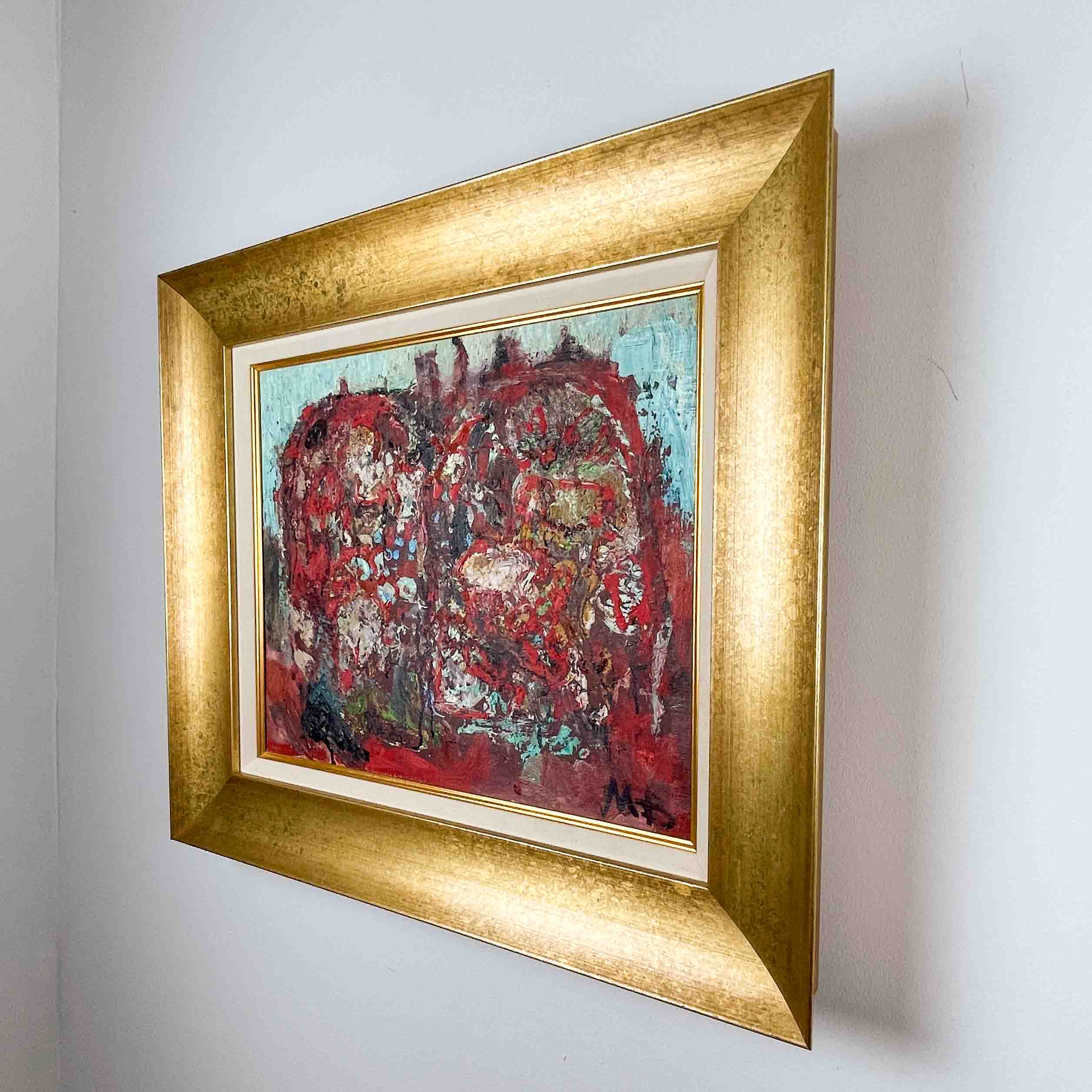 Mogens Balle Composition 1967 - Van Kerkhoff Art (7 van 9) Mogens Balle - Composition,1967 - oil on canvas, framed