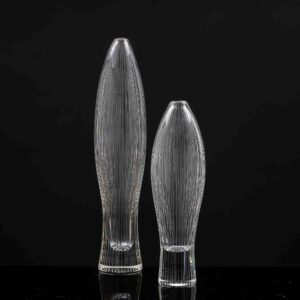 Tapio Wirkkala - A rare set of both sizes crystal Art-object, model 3561 - Iittala, Finland circa 1955