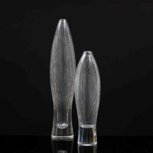 Tapio Wirkkala - A rare set of both sizes crystal Art-object, model 3561 - Iittala, Finland circa 1955