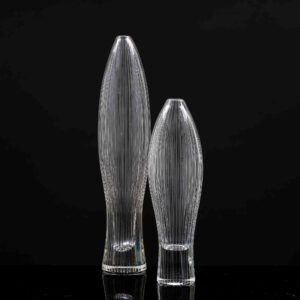 Tapio Wirkkala - A rare set of both sizes crystal Art-object, model 3561 - Iittala, Finland circa 1955