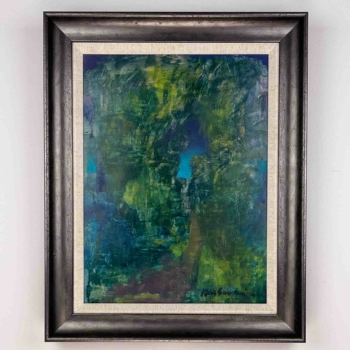 Max Salmi, “Landscape”, 1968 – oil on board, professionally framed