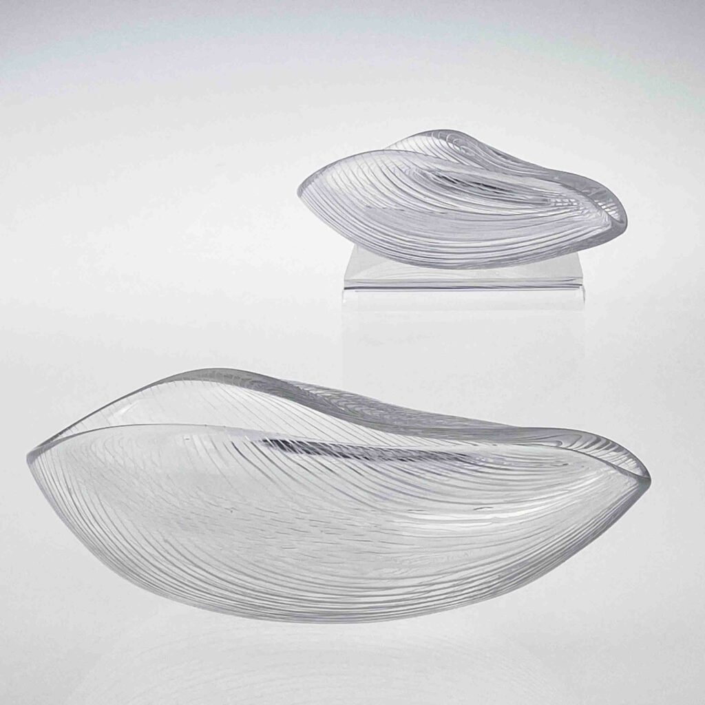 Tapio Wirkkala - Complete set of both sizes crystal Art-Object, model 3342 - Iittala, Finland circa 1955