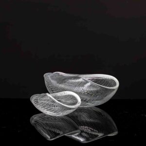 Tapio Wirkkala – Complete set of both sizes crystal Art-Object, model 3342 – Iittala, Finland circa 1955