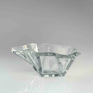 Tapio Wirkkala – A crystal Art-object “Jäänsäro” or “Iceblock”, model 3847 – Iittala, Finland circa 1960