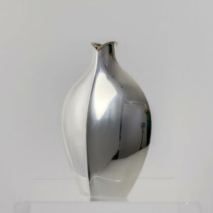 Tapio Wirkkala – A Sterling silver vase, model TW42, Handmade to Order – Kultakeskus, Finland 1957