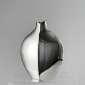 Tapio Wirkkala – A Sterling silver vase, model TW42, Handmade to Order – Kultakeskus, Finland 1957