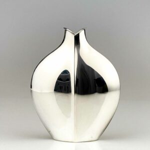 Tapio Wirkkala - A Sterling silver vase, model TW42, Handmade to Order - Kultakeskus, Finland 1957