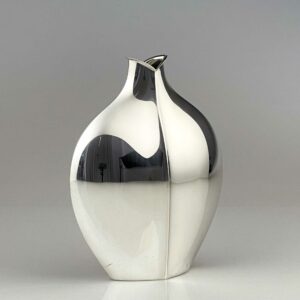 Tapio Wirkkala - A Sterling silver vase, model TW42, Handmade to Order - Kultakeskus, Finland 1957