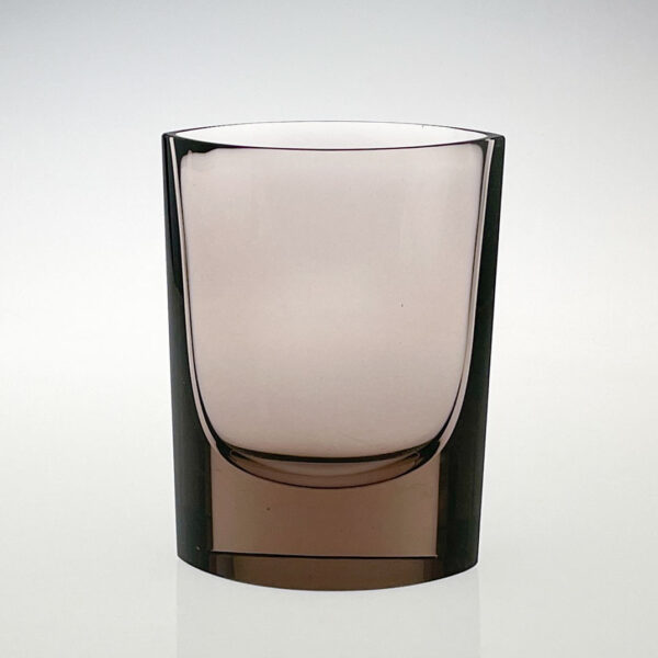 Kaj Franck - Scandinavian Modern pink art glass object / vase, model N407 - Nuutajärvi-Notsjö Finland, 1967