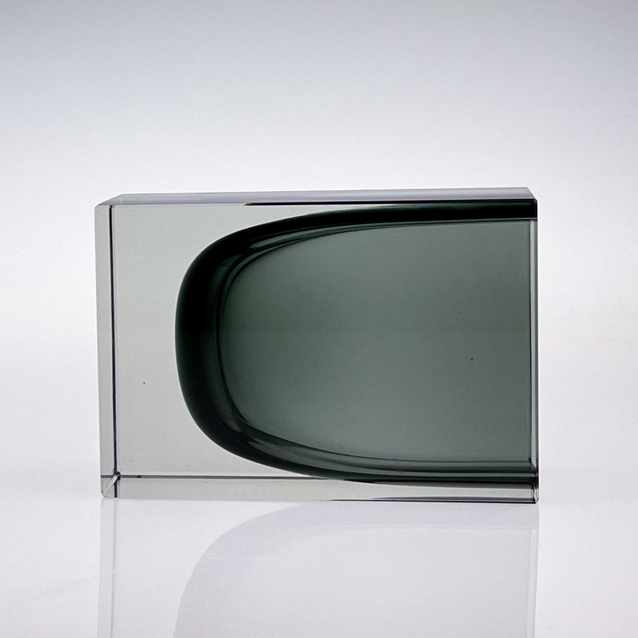 Kaj Franck – Scandinavian Modern green glass Art-object, model KF262 – Nuutajärvi-Notsjö, Finland 1963