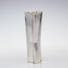 Tapio Wirkkala - Scandinavian Modern silver vase, model TW226, Handmade to Order - Kultakeskus, Finland 1985