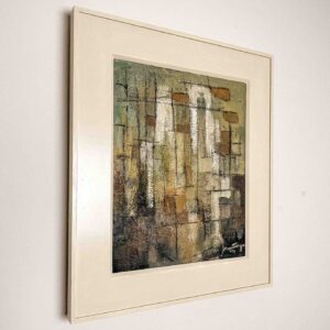 Jaap Nanninga - Abstract Composition, 1953 - oil on canvas, framed