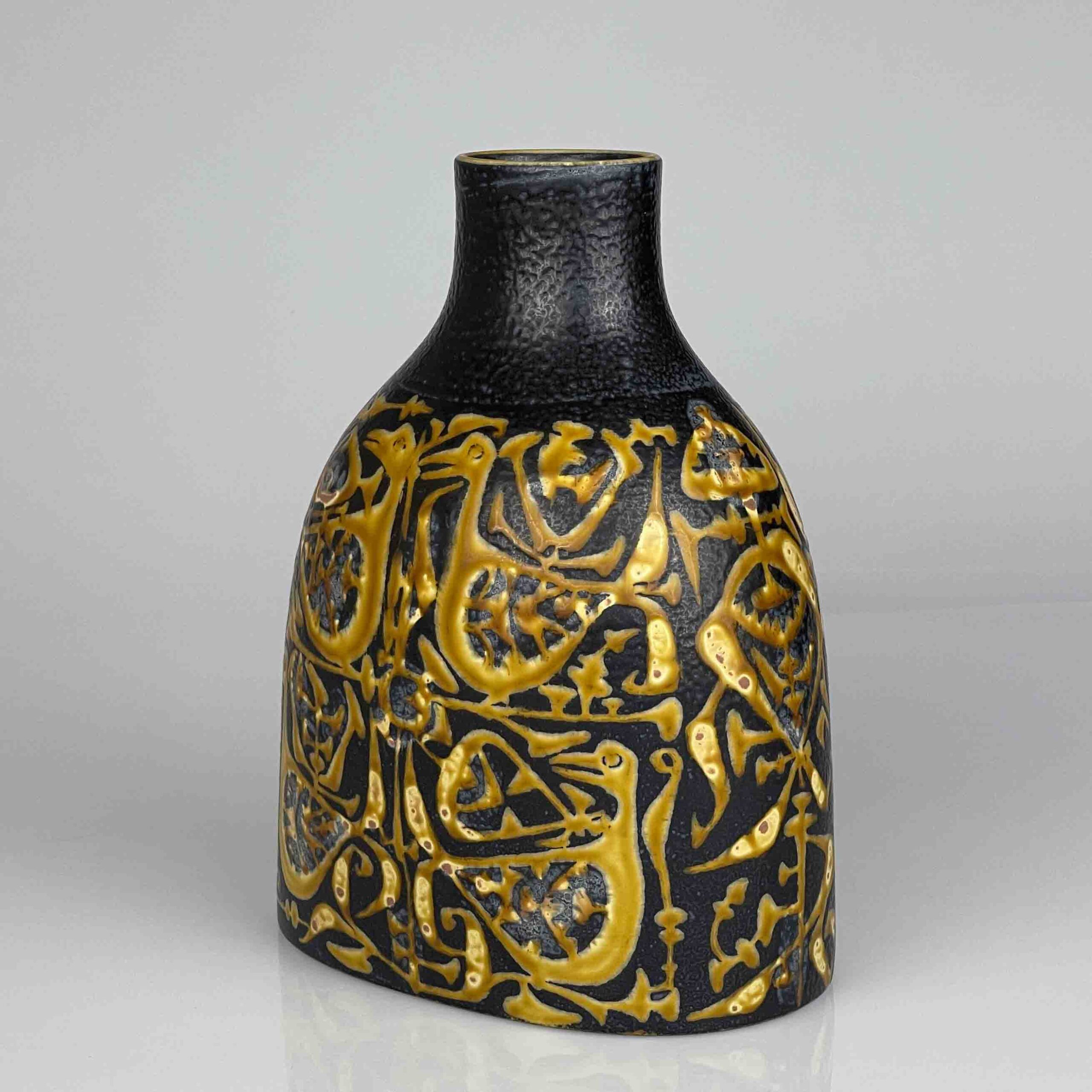 Nils Thorsson - A glazed stoneware "Baca" vase - Aluminia, Denmark ca. 1965