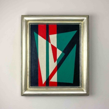 Siep van den Berg – Abstract composition, 1954 – tempera on canvas, professionally framed