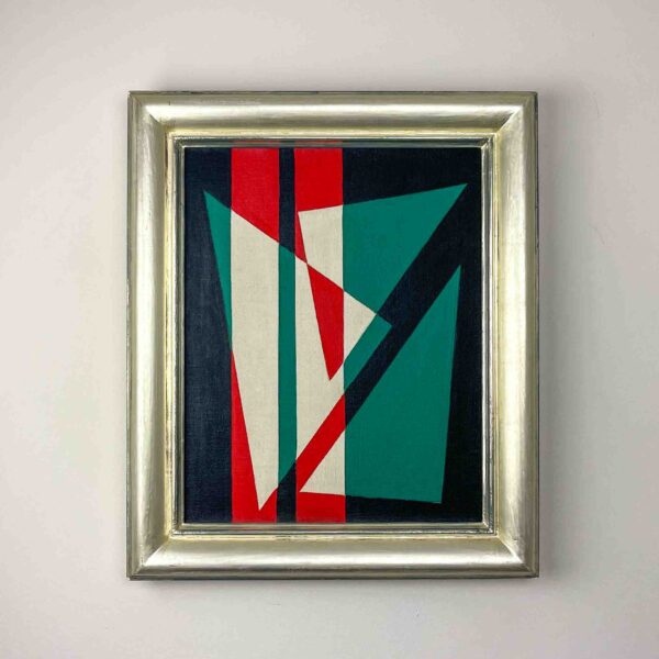 Siep van den Berg - Abstract composition, 1954 - tempera on canvas, profesionally framed