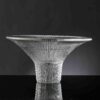 Tapio Wirkkala – Scandinavian Modern, line cut crystal Art-object, model 3138 – Iittala Finland ca 1950