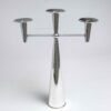 Tapio Wirkkala - A Sterling silver three-armed candelabra, model TW202, Handmade to Order - Kultakeskus, Finland 1964