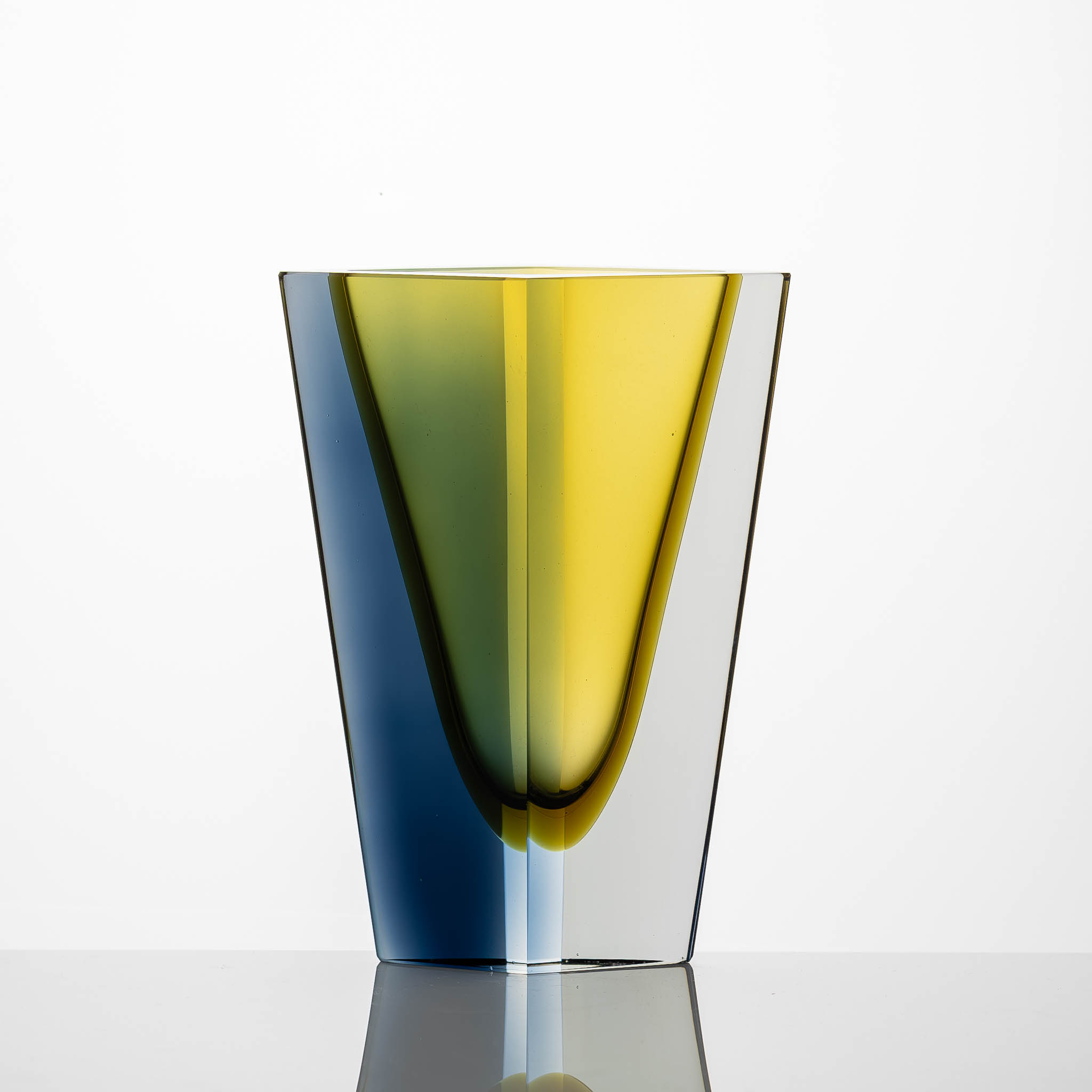 Kaj Franck - Complete set of glass art object "Prisma", model KF 215 in largest size - Nuutajärvi-Notsjö, Finland 1958-1965