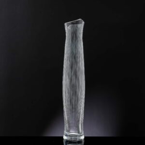 Tapio Wirkkala - Scandinavian Modern crystal Art-object "Tuonelan virta", model 3522 - Iittala, Finland ca 1954