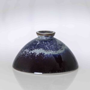 Berndt Friberg - A unique glazed stoneware footed bowl - Gustavsberg Sweden 1974