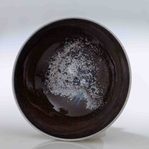 Berndt Friberg - A unique glazed stoneware footed bowl - Gustavsberg Sweden 1974