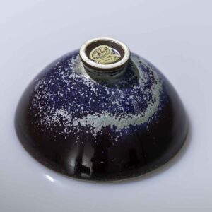 Berndt Friberg - A unique glazed stoneware footed bowl - Gustavsberg Sweden 1974