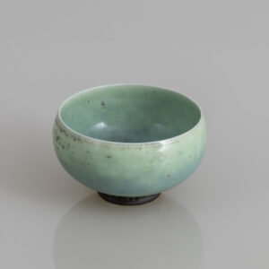 Berndt Friberg - A unique glazed stoneware miniature bowl - Gustavsberg Sweden 1974