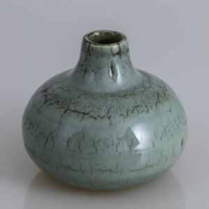 Carl-Harry Stålhane - A unique glazed stoneware small vase - Rörstrand Sweden 1963
