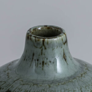 Carl-Harry Stålhane - A unique glazed stoneware small vase - Rörstrand Sweden 1963