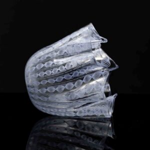 Fulvio Bianconi - A glass Art-Object "Fazzoletto" (Handkerchief), Zanfirico technique - Venini, Italy 1950's