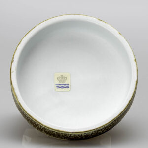 Nils Thorsson - A cylindrical lidded "Baca" jar - Royal Copenhagen, Denmark ca. 1970