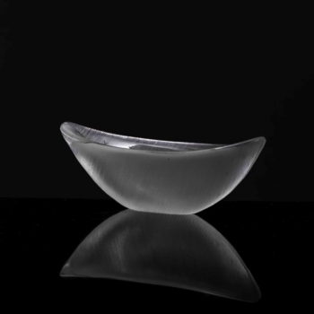 Tapio Wirkkala – Scandinavian Modern, comb-cut crystal bowl, model 3370 – Iittala Finland 1956